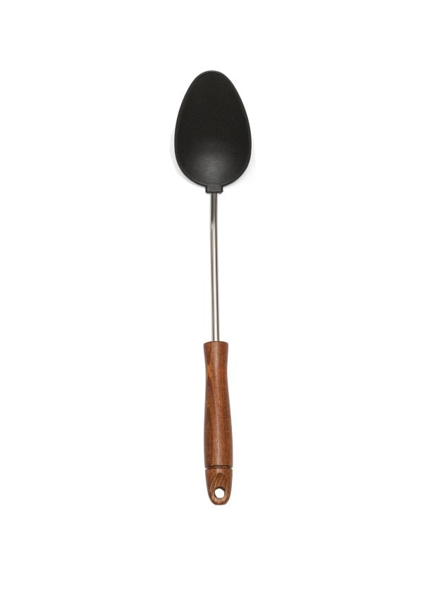 Cucchiaio in Nylon con manico Legno Factory Outlet