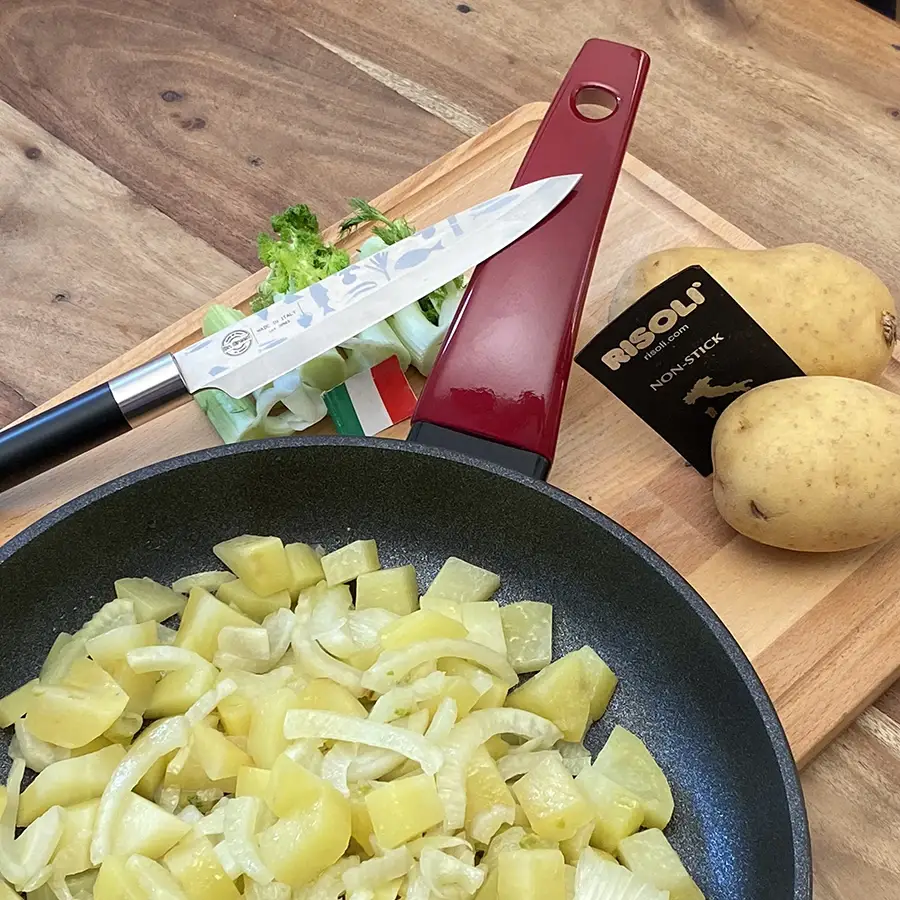 Padelle Induzione Vinum Bioceramic Risoli